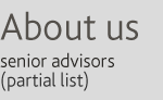 About Vermillion: Senior Advisors (Partial List)